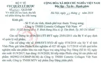 Đình chỉ lưu hành, thu hồi sản phẩm Sữa rửa mặt Ngọc trai sáng hồng Duy Đặng