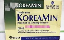 Đình chỉ lưu hành dung dịch thuốc tiêm Koreamin
