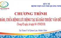 Khám, chữa bệnh lưu động cho nhân dân ở huyện đảo Vân Đồn