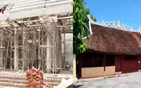 Bê tông hóa đình trăm tuổi - Cái khó của số phận một di tích