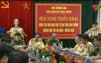 Hội nghị triển khai công tác bảo đảm trật tự ATGT cao tốc Đà Nẵng - Quảng Ngãi