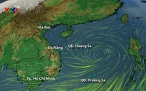 Xuất hiện vùng áp thấp trên Biển Đông