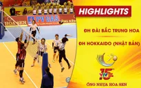 VIDEO: Tổng hợp diễn biến ĐH Đài Bắc Trung Hoa 3-0 ĐH Hokkaido (Nhật Bản) (Phân hạng 5-8 VTV Cup Ống nhựa Hoa Sen 2018)