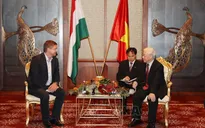 Tổng Bí thư Nguyễn Phú Trọng tiếp Chủ tịch Đảng Xã hội Hungary