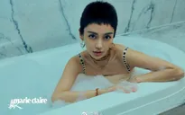 Choáng với Angelababy cắt tóc tém