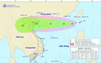 Áp thấp nhiệt đới mạnh lên thành bão số 5