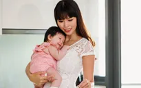 Siêu mẫu Hà Anh: "Từ khi làm mẹ, tôi không còn phân biệt ngày đêm"