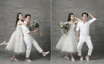 Nhã Phương - Trường Giang đi dép tổ ong chụp ảnh cưới