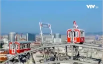 Thót tim với sân bóng chuyền trên cao