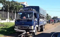 Tránh xe công nông, người đàn ông tông trúng xe tải tử vong
