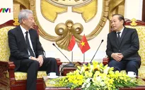 Phó Thủ tướng Trương Hòa Bình tiếp Phó Thủ tướng Singapore