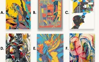 Bức tranh nào dưới đây không phải do con người vẽ?