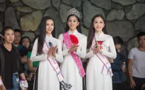 Top 3 Hoa hậu Việt Nam 2018 đọ sắc với áo dài họa tiết Nhật Bản