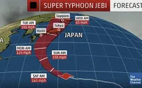Bão Jebi đổ bộ vào Nhật Bản