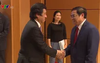 Đồng chí Phạm Minh Chính tiếp Bộ Trưởng Phụ trách chính sách biển, Văn phòng Nội các Nhật Bản