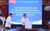 Ban Tổ chức Trung ương ủng hộ đồng bào lũ lụt
