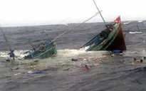 Tàu chìm, 11 ngư dân Việt Nam được cứu, 2 người mất tích