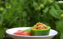 Trứng xào cà chua tam sắc - món ngon bạn đã thử?