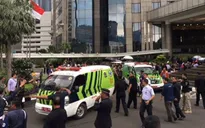 Sập một phần tòa nhà Sở Giao dịch Chứng khoán Indonesia làm hàng chục người bị thương