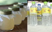 Rùng mình giấm ăn pha từ nước và axit