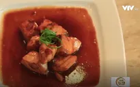 Đổi món với cá hồi kho và canh kim chi