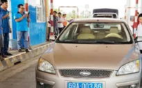 Kỷ luật tài xế lái xe biển xanh phản ứng tại trạm BOT Sóc Trăng