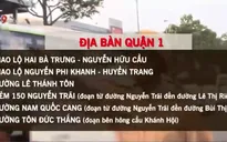 Từ 21/1, điều chỉnh giao thông ở một số đường trung tâm TP.HCM