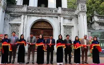 Văn Miếu - Quốc Tử Giám ra mắt phòng vé mới có tạo hình bia tiến sĩ