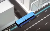 Tuyến xe bus sạc điện trực tiếp từ mặt đường