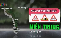 Miền Trung đón ngày đầu năm mới trong tiết trời mưa gió