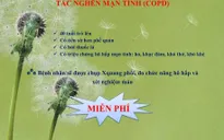 Khám, tầm soát hen và bệnh phổi tắc nghẽn mạn tính miễn phí tại Cần Thơ