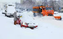 Tuyết rơi dày ở Moscow, Nga