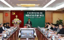 Thông cáo báo chí Kỳ họp 33 của Ủy ban Kiểm tra Trung ương