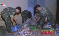 Bia, nước giải khát ngoại tràn qua biên giới Tịnh Biên, An Giang