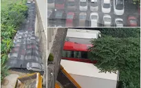 Làm rõ thông tin phản ánh về bãi xe "lậu" gầm cầu Thăng Long
