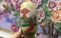 Độc đáo nghệ thuật tranh cát trong ly thủy tinh