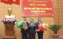Ông Phan Việt Cường làm Bí thư Tỉnh ủy Quảng Nam