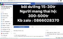 Cảnh giác "dịch vụ" mang thai hộ trên mạng