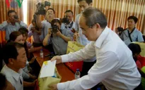 Bí thư TP.HCM Nguyễn Thiện Nhân thăm và chúc Tết tại tỉnh Trà Vinh