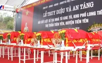 Truy điệu và an táng hài cốt liệt sỹ hy sinh tại Khe Tù