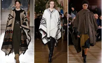 Áo choàng Poncho - sự lựa chọn tinh tế cho ngày Đông