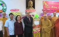 Bí thư Thành ủy TP.HCM Nguyễn Thiện Nhân thăm, chúc Tết cơ sở chức sắc tôn giáo