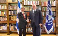 Đại sứ Việt Nam tại Israel Cao Trần Quốc Hải chào từ biệt Tổng thống Reuven Rivlin