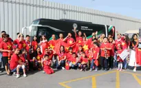Thầy trò HLV Park Hang-seo tới UAE trong sự chào đón cuồng nhiệt của CĐV Việt Nam