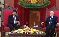 Tổng Bí thư, Chủ tịch nước Nguyễn Phú Trọng tiếp Thủ tướng Lào
