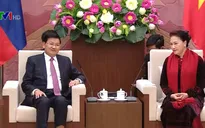 Chủ tịch Quốc hội Nguyễn Thị Kim Ngân tiếp Thủ tướng Lào