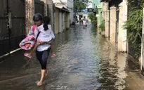 Triều cường đạt đỉnh, học sinh ở TP Cần Thơ được nghỉ học