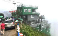 Tạm dừng hoạt động công trình vi phạm trên đèo Mã Pì Lèng