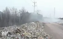 Long An: Tái diễn tình trạng đổ rác tràn lan trên Tỉnh lộ 823B