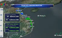 Mưa lớn Trung Bộ dịch xuống phía Nam